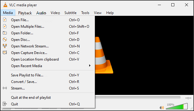 convert mkv to mp4 with vlc media player step 1
