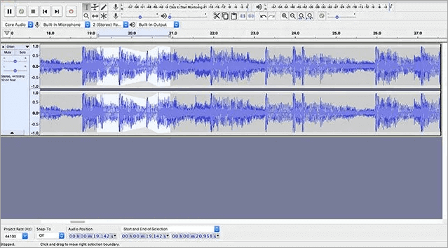 extract audio from video using audacity