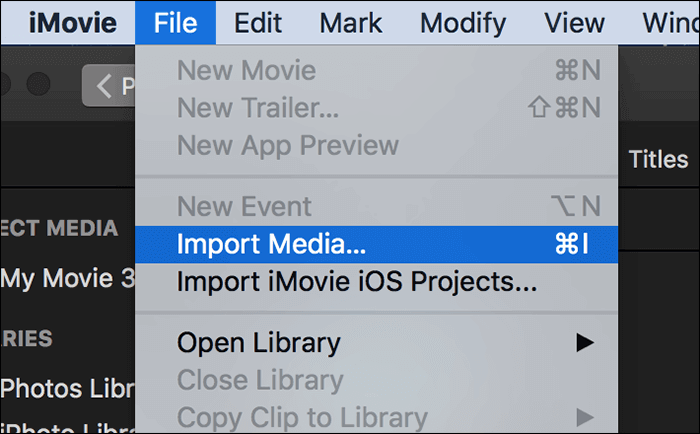 Imovie add files