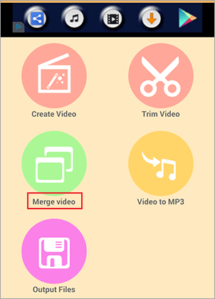 merge videos on Android