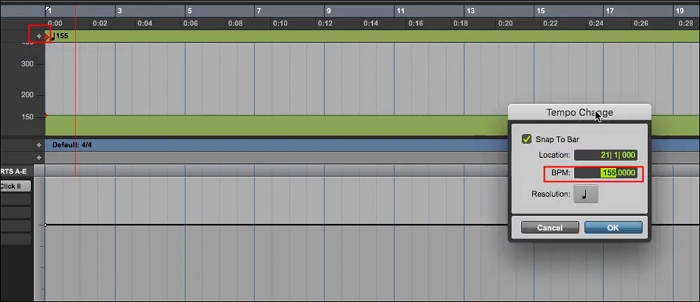 Cambiar el tempo en Pro Tools de 5 maneras fáciles