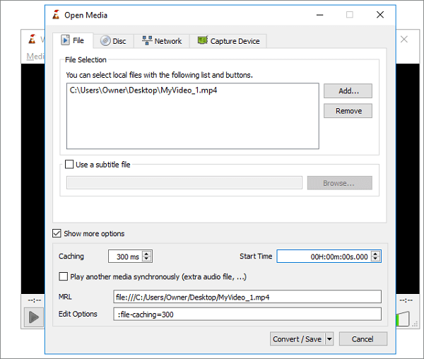 extract audio from video using vlc - 2