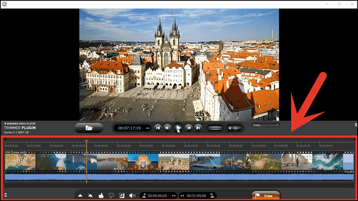 windows media player merges videos together