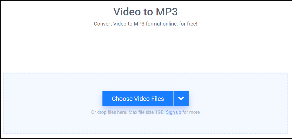 Videos mit FreeConvert in MP3 konvertieren
