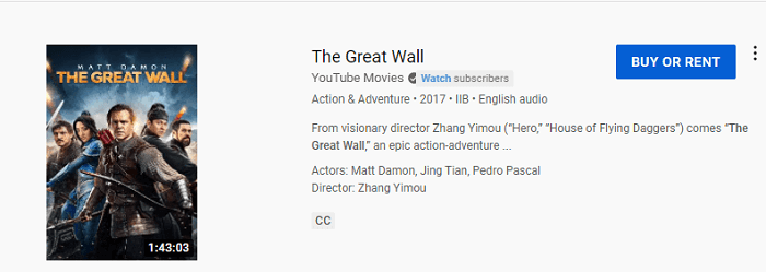 YouTube-Filme kaufen und herunterladen