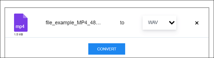 MP4 in WAV mit Anyconv konvertieren