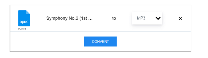 Anyconv - opus zu MP3 konvertieren