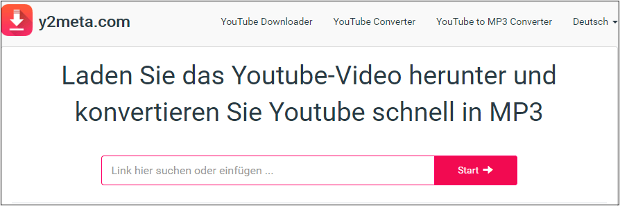 Videos mit y2meta zu MP3-Dateien konvertieren