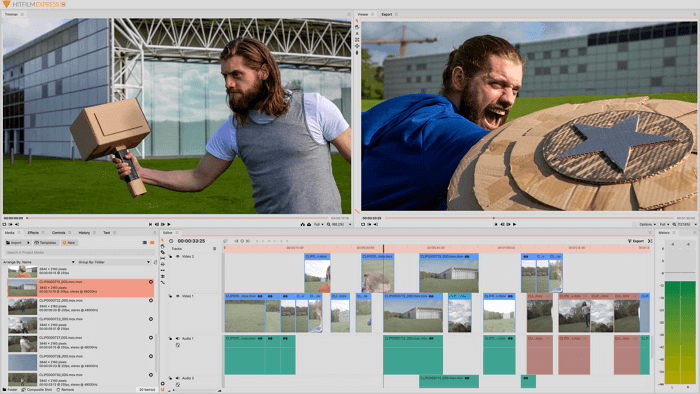Filmemacher kostenlos herunterladen - HitFilm Express