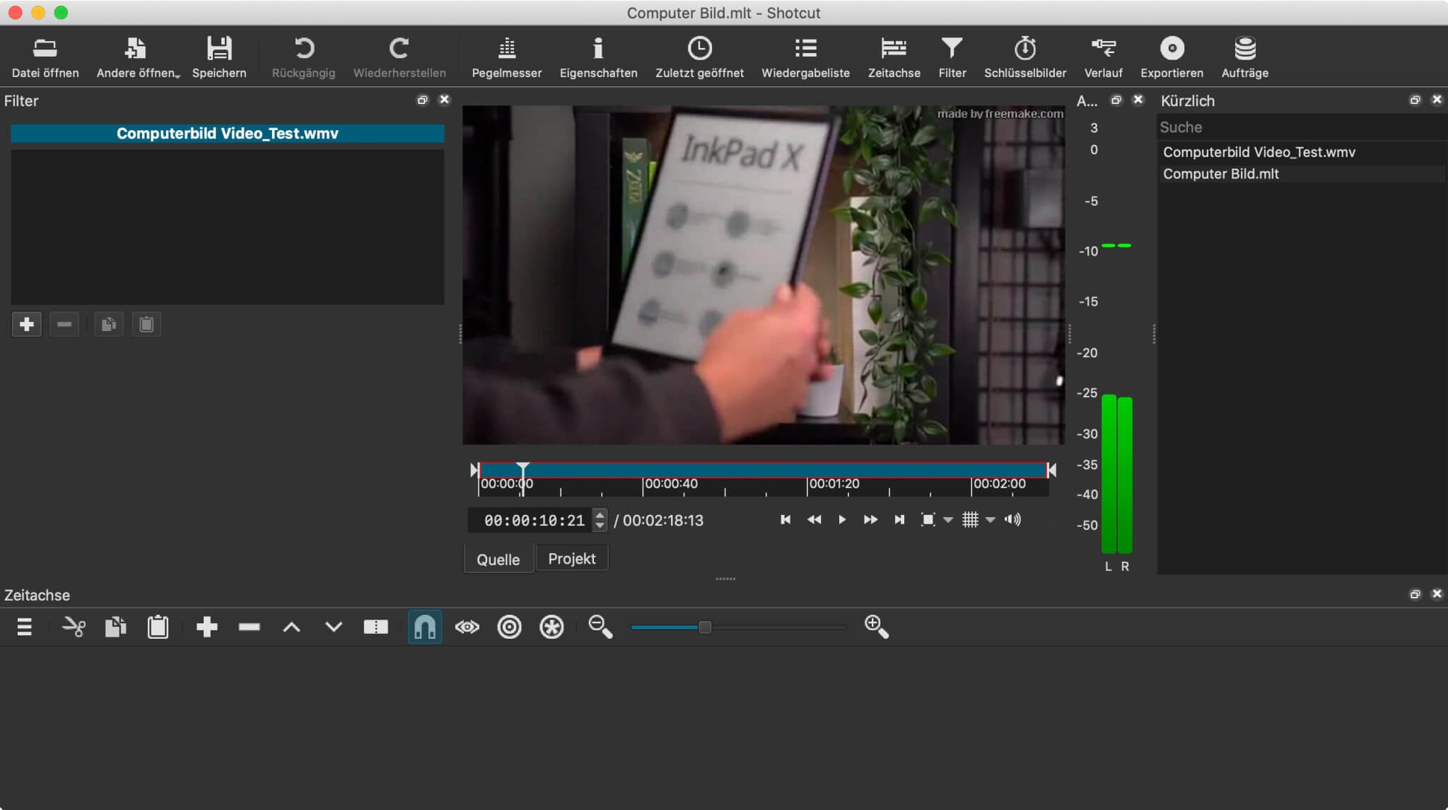 Gesichter in iMovie abdecken