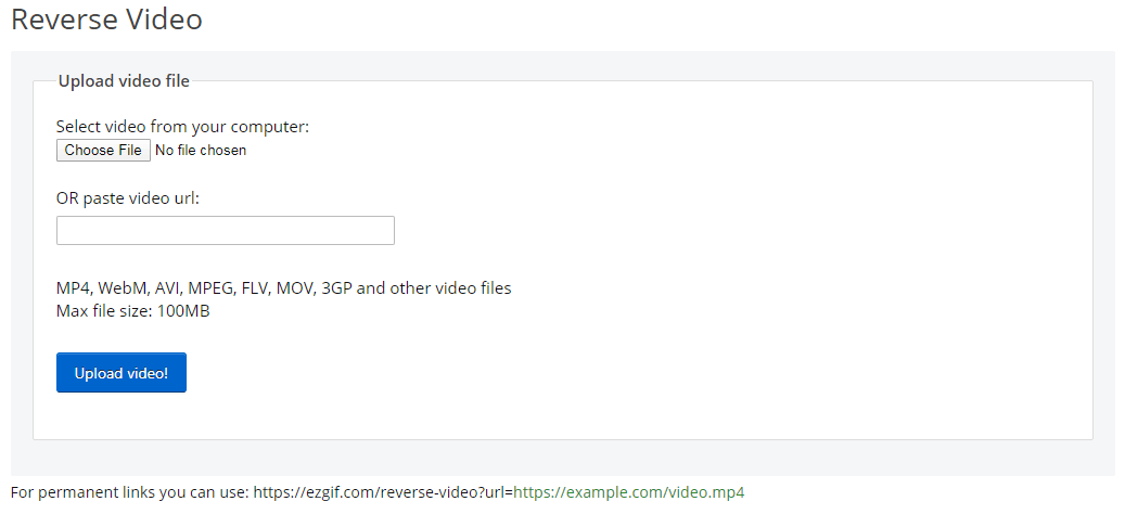 Video rückwärts abspielen ohne Software