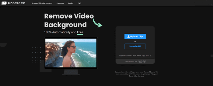 cambiar el fondo de video
