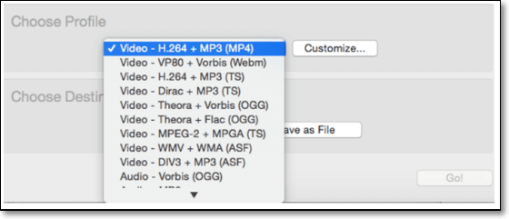 Extraer audio de MKV con VLC