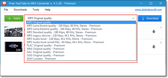 batch convert youtube to mp3