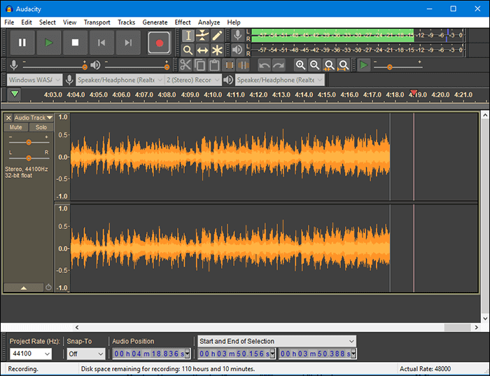 AudacityファイルをMP3形式で書き出す方法