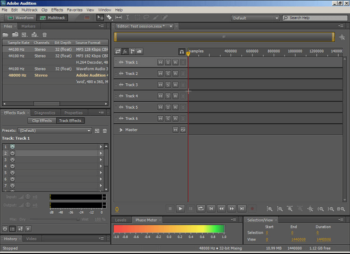 Editeur audio - Adobe Audition