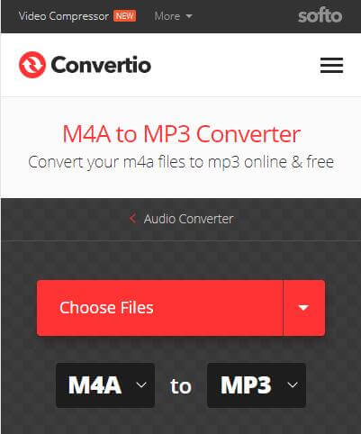 transfer from m4a to mp3
