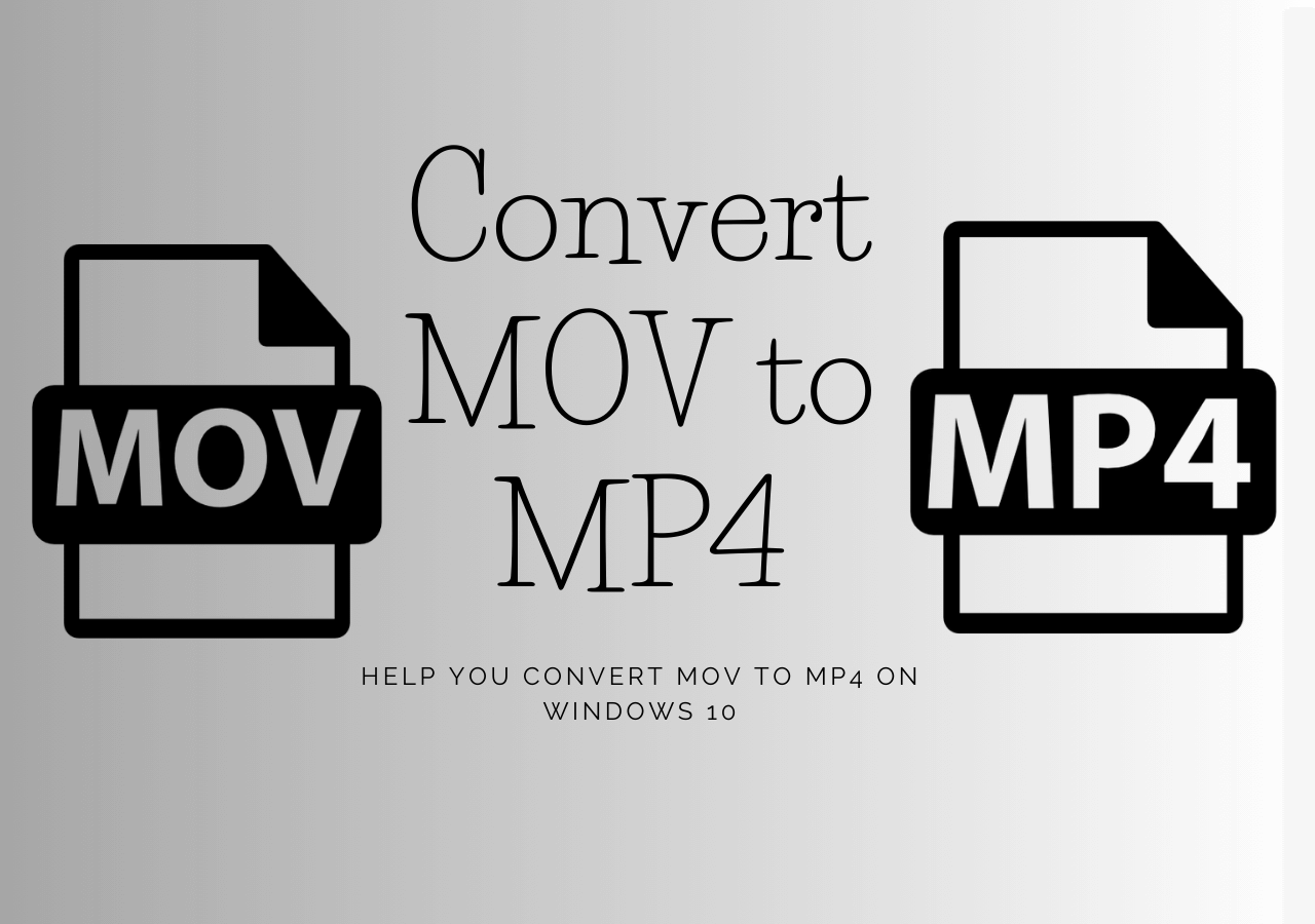 en milliard faktum regering How to Convert MOV to MP4 on Windows 10 - EaseUS [Free]