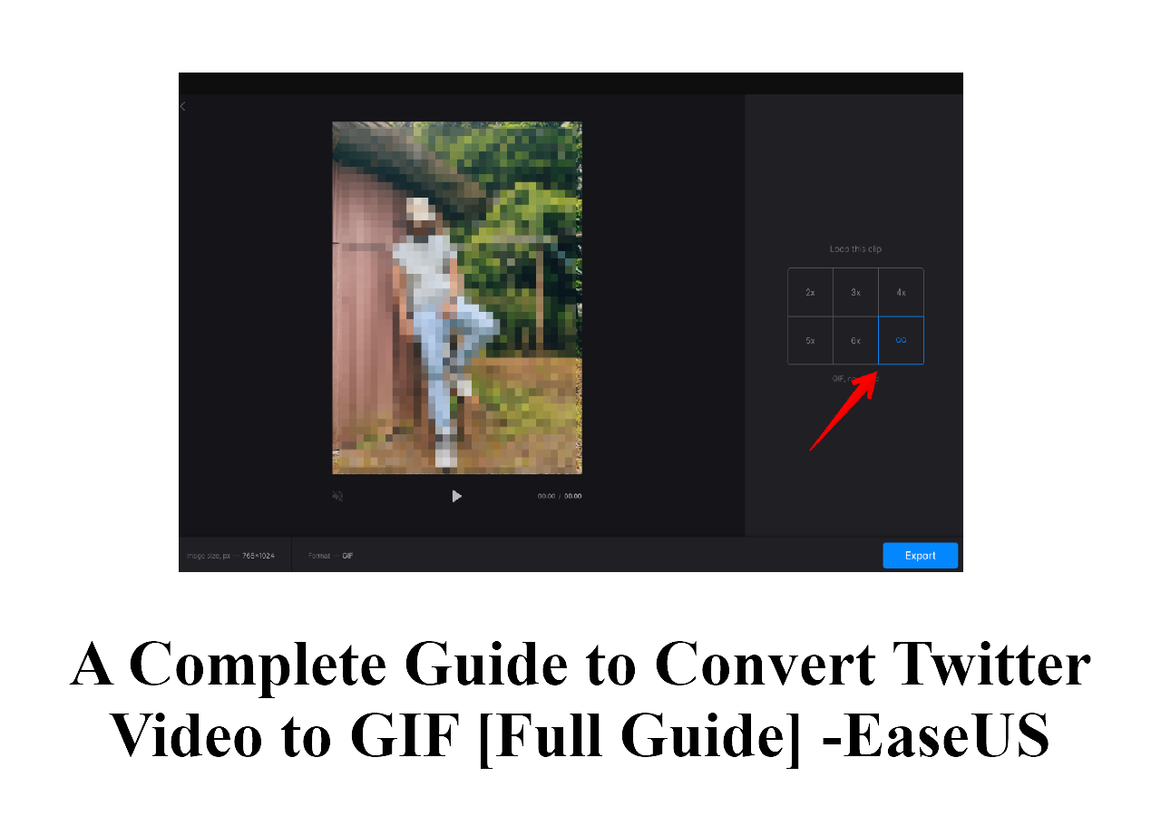 How to Create GIF from a video for Twitter — Clideo