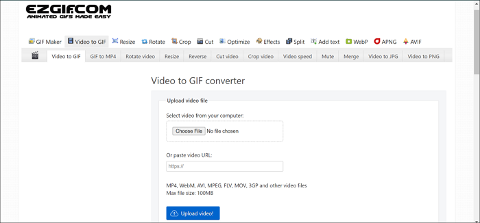 How to convert  video to GIF free on PC