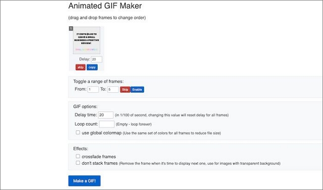 PNG to GIF maker, Convert PNG to GIF online