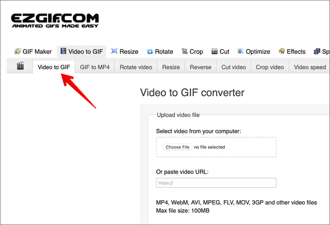 How to Create GIF from a video for Twitter — Clideo