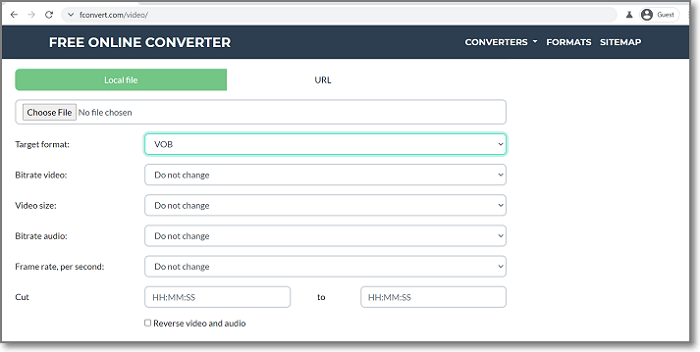 video converter to vob online