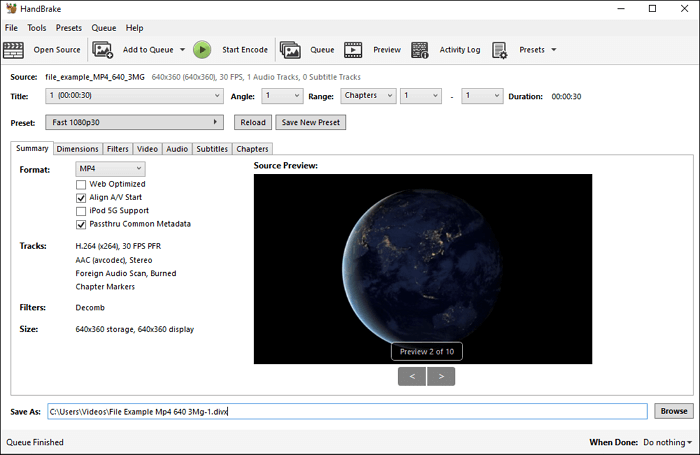 2023 Convert MP4 to DivX on Windows 10/Mac/Online - EaseUS