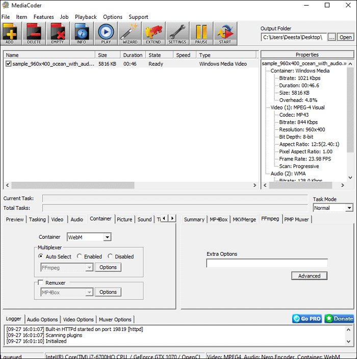 how to compress video files with mediacoder