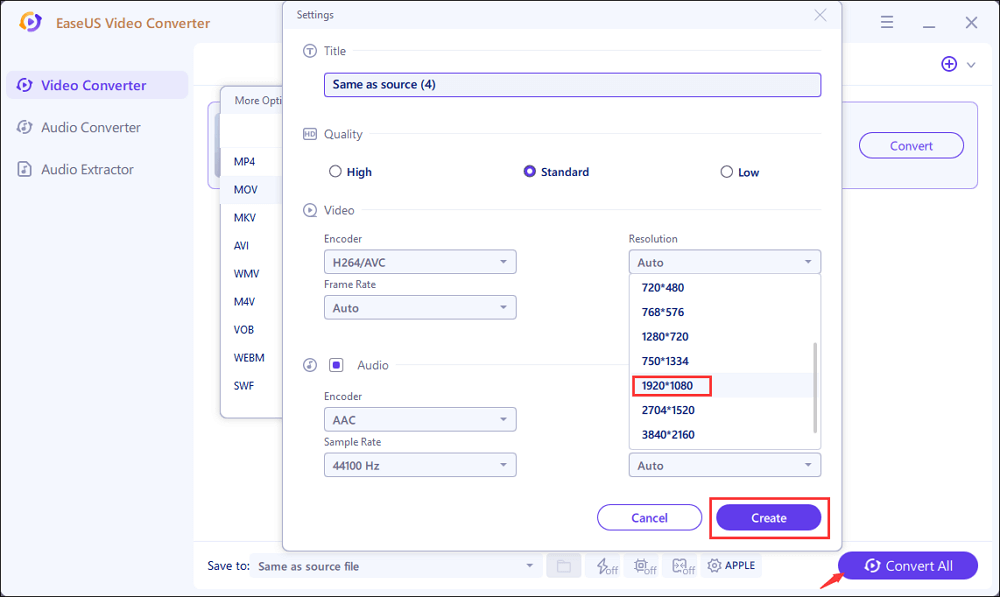 Como baixar vídeos do  1080P - EaseUS