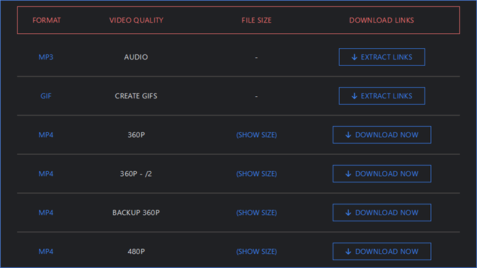 9xbuddy select descargar