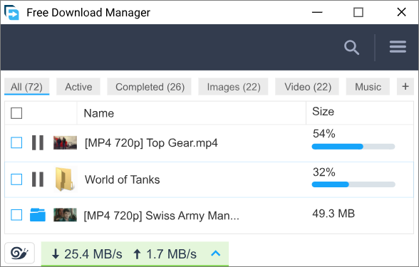gerenciador de download gratuito