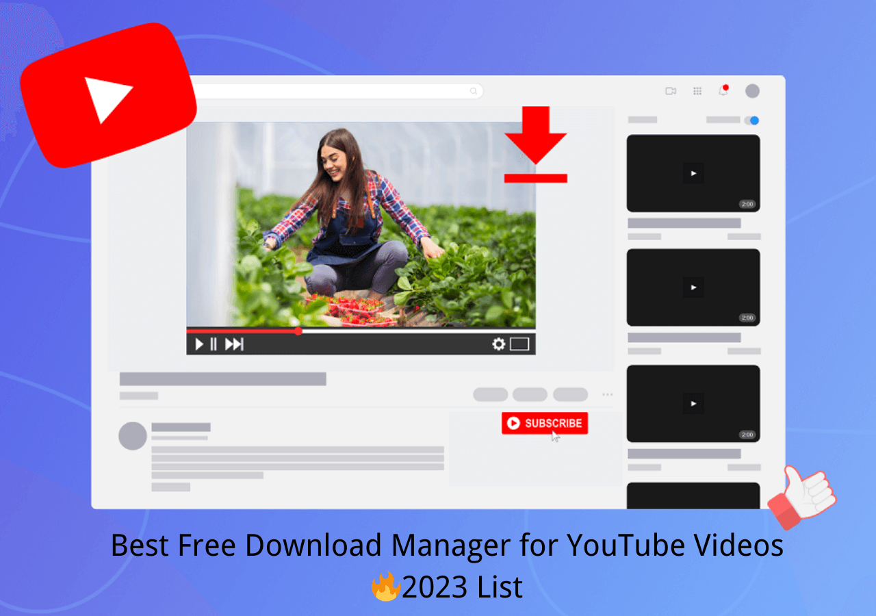 Best Free Download Manager for YouTube Videos🔥2024 List