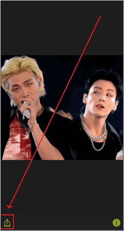 iPhone 上的 gif 選項按鈕