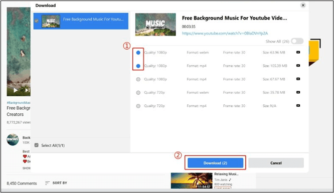 clevere Schaltfläche zum Herunterladen