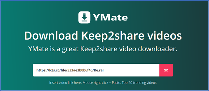 copiar enlace a ymate