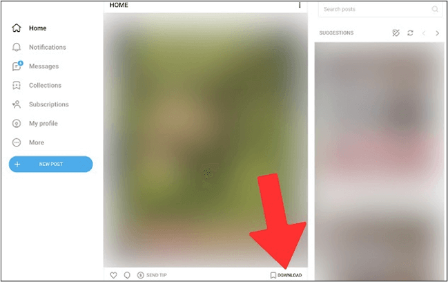 Download-Button Chrome-Erweiterung