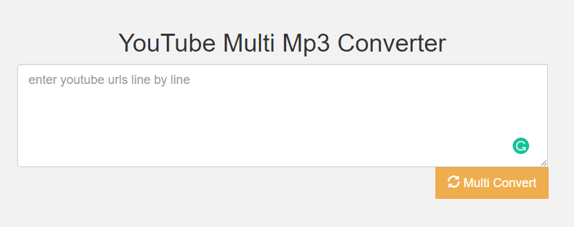 convert multiple youtube videos to mp3 online