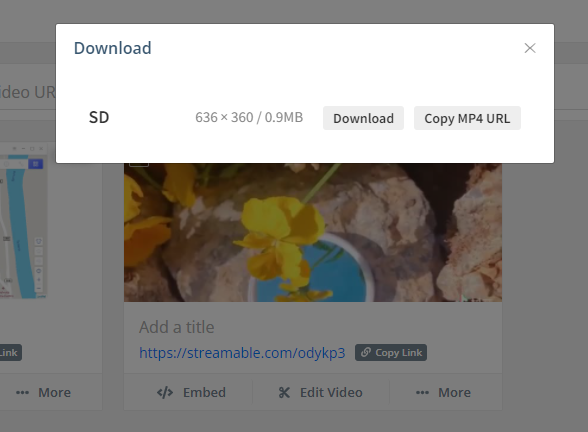 Streamable Downloader & Streamable to mp4 converter