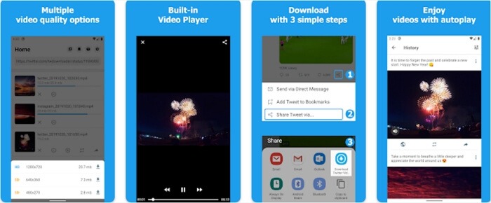 Télécharger des vidéos Twitter - GIF