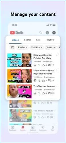 下載 YouTube 工作室視頻