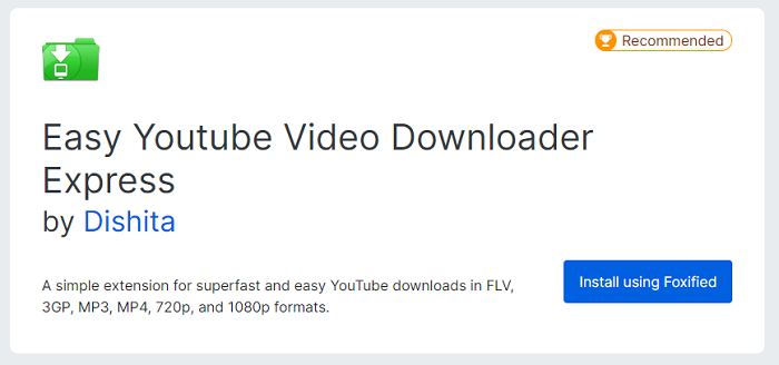 Einfacher YouTube Video Downloader Express