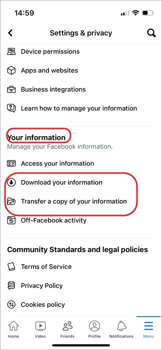 Facebook: So laden Sie einen Shared Memory herunter – iPhone 3 B.jpg