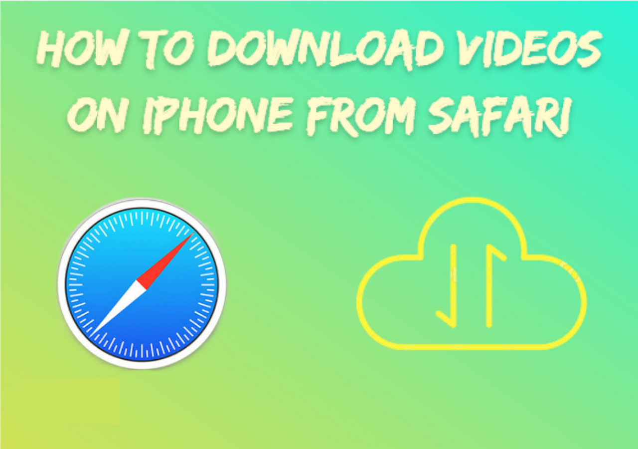safari ios download video