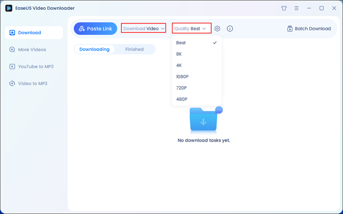 easeus video downlaoder captura de pantalla