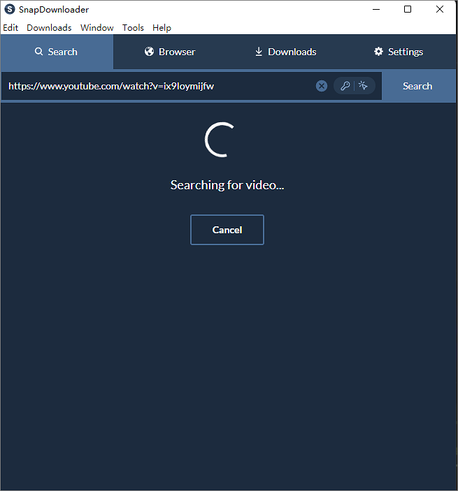 貼 url snapdownloader