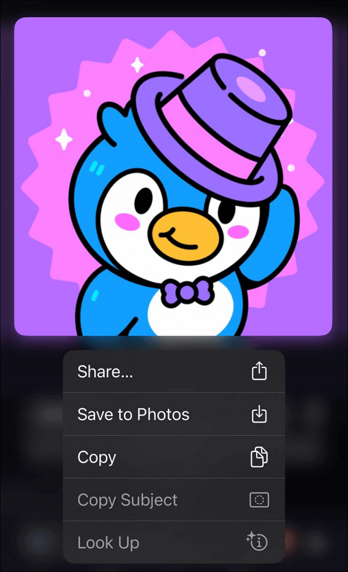 salvar em fotos no iphone