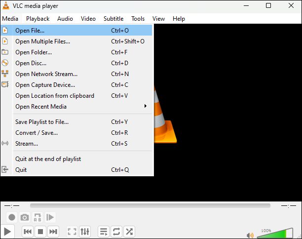 stream video on vlc