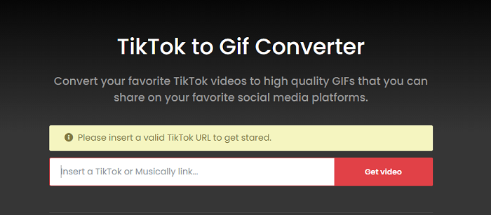 How to create a GIF from a TikTok video
