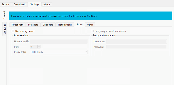 關閉代理伺服器